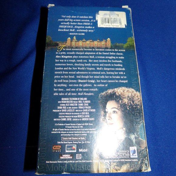 Vintage PBS Mobile Masterpiece Theatre Moll Flanders 2 VHS Video Tape Movie Set - Picture 8 of 12